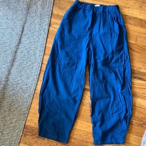 Elastic waist cotton pants - soft casual / Best Tailor / Indigo / size xs